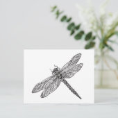 Carte Postale Dragonfly en style (Debout devant)
