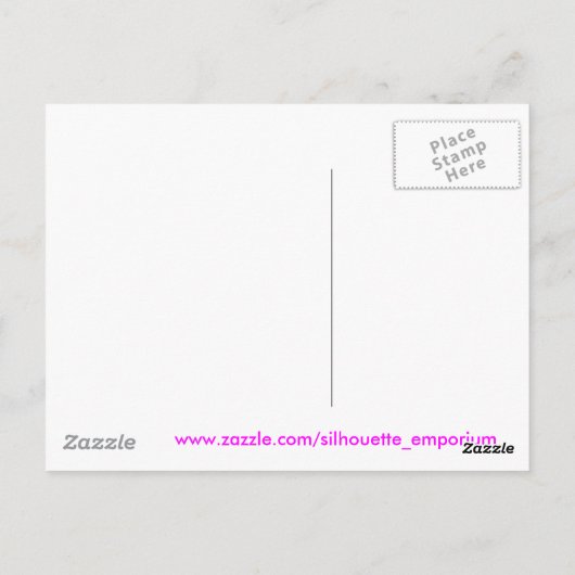 Carte Postale Dragonfly rose (Dos)