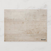 Carte Postale Dragonfly rustique sur bois avec photo en couple (Dos)