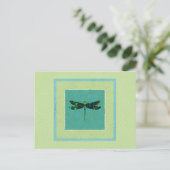 Carte Postale Dragonfly vert (Debout devant)