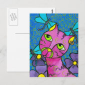 Carte Postale DragonflyCat (Devant / Derrière)