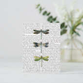 Carte Postale Dragonlies Imprimer 3 (Debout devant)