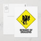 Carte Postale Dragons (Devant / Derrière)