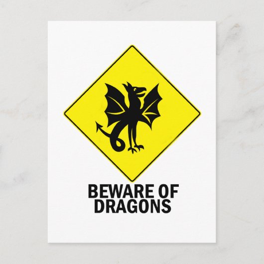 Carte Postale Dragons (Devant)