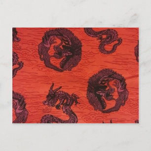 Carte Postale Dragons chinois