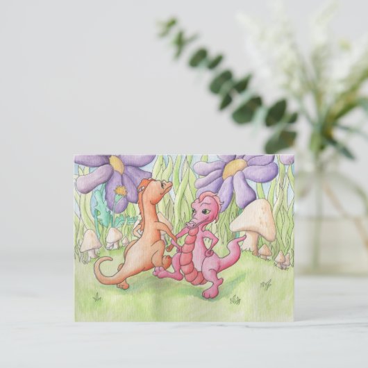 Carte Postale Dragons de danse (Debout devant)