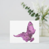 Carte Postale Dragons de dessin animé pour bébé : Fumé (Debout devant)