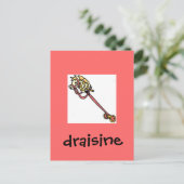 Carte Postale Draisine (Debout devant)