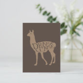 Carte Postale Drama Llama (Debout devant)