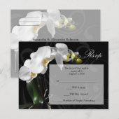 Carte postale Dramatique Black and White Orchid RS (Devant / Derrière)