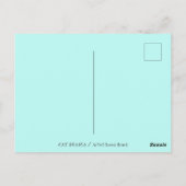 CARTE POSTALE DRAME DE CHAT D'HORREUR GOTH, QUELQU'UN A DÉPLACÉ (Dos)