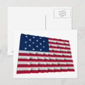 Carte Postale Drapeau 15 étoiles (Devant / Derrière)
