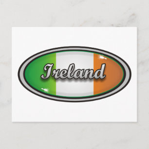 Carte Postale Drapeau 1 de l'Irlande