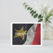 Carte Postale Drapeau acadien (Debout devant)