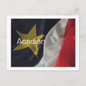 Carte Postale Drapeau acadien (Devant)