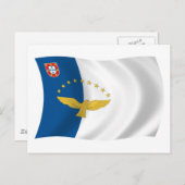 Carte postale Drapeau Açores (Devant / Derrière)