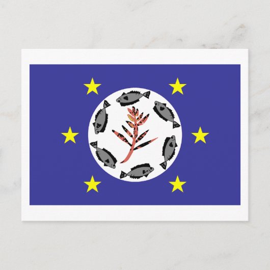 Carte Postale Drapeau Airai (Devant)