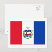 Carte Postale Drapeau Alagoas, Brésil (Devant / Derrière)
