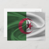 Carte Postale Drapeau Algérie (Devant / Derrière)