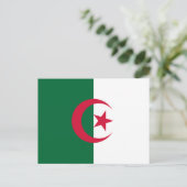 Carte Postale Drapeau Algérie (Debout devant)