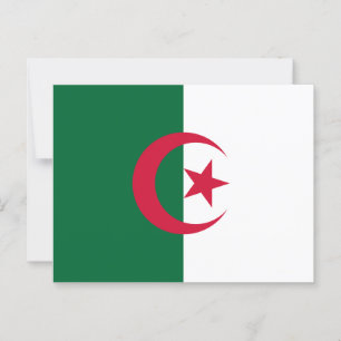 Carte Postale Drapeau Algérie