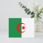 Carte Postale Drapeau algérien (Debout devant)