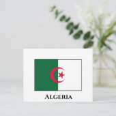 Carte Postale Drapeau algérien (Debout devant)