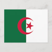 Carte Postale drapeau algérien (Devant)