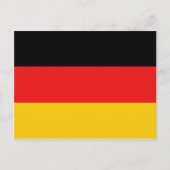 Carte postale Drapeau Allemagne (Devant)