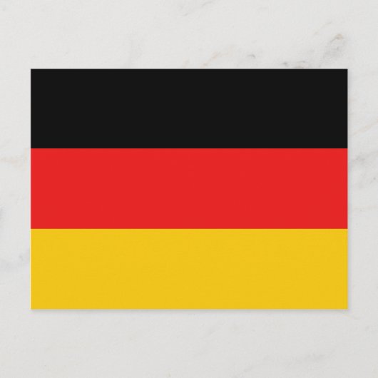 Carte postale Drapeau Allemagne (Devant)