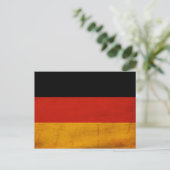 Carte Postale Drapeau Allemagne (Debout devant)