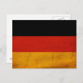 Carte Postale Drapeau Allemagne (Devant / Derrière)