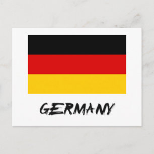 Carte Postale Drapeau Allemagne