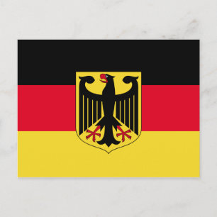 Carte Postale Drapeau Allemagne