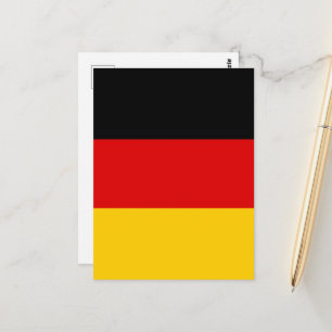 Carte Postale Drapeau allemand