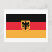Carte Postale Drapeau allemand (Devant)