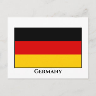 Carte Postale Drapeau allemand