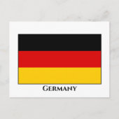 Carte Postale Drapeau allemand (Devant)