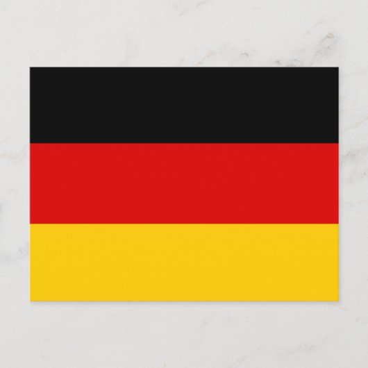 Carte Postale Drapeau allemand (Devant)
