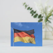 Carte postale drapeau allemand (Debout devant)