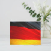 Carte Postale Drapeau allemand (Debout devant)
