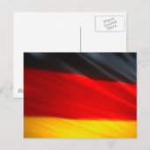 Carte Postale Drapeau allemand (Devant / Derrière)