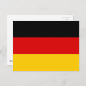 Carte Postale Drapeau allemand (Devant / Derrière)