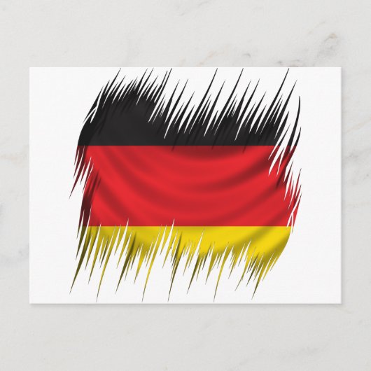 Carte Postale Drapeau allemand Shredders (Devant)