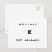 Carte Postale Drapeau Alpha Dive Dunedin Nouvelle-Zélande (Devant / Derrière)