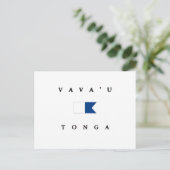 Carte Postale Drapeau Alpha Vava'u Tonga (Debout devant)