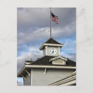 Carte postale "drapeau américain"