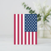 Carte Postale Drapeau américain (Debout devant)