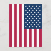 Carte Postale Drapeau américain (Devant)
