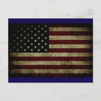 Carte Postale Drapeau américain